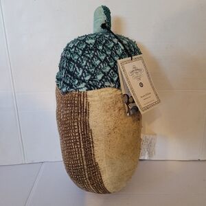New John Derian acorn pillow collectible holiday fall home decor decoration